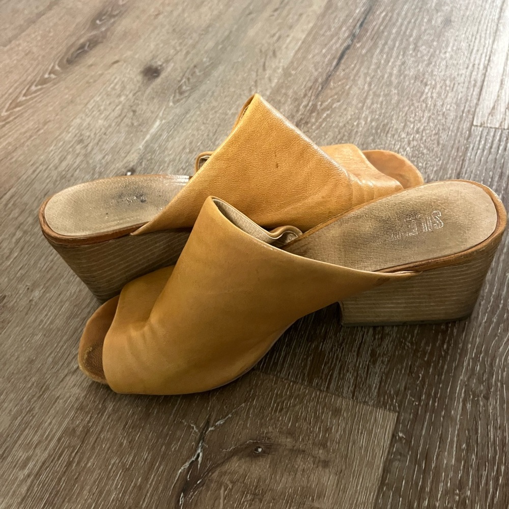 Italian Leather Mules